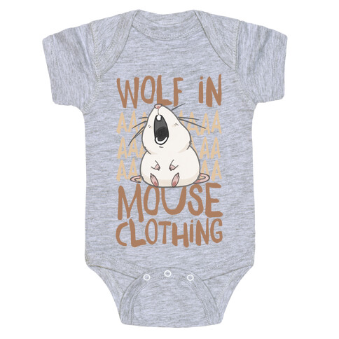 Wolf In Mouse Clothing Baby One-Piece