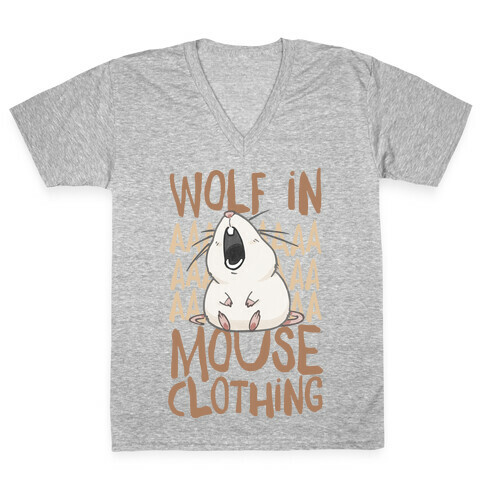 Wolf In Mouse Clothing V-Neck Tee Shirt