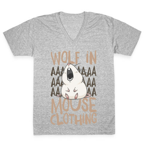 Wolf In Mouse Clothing V-Neck Tee Shirt