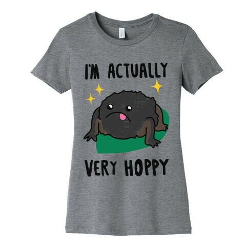 I'm Actually Very Hoppy Womens T-Shirt