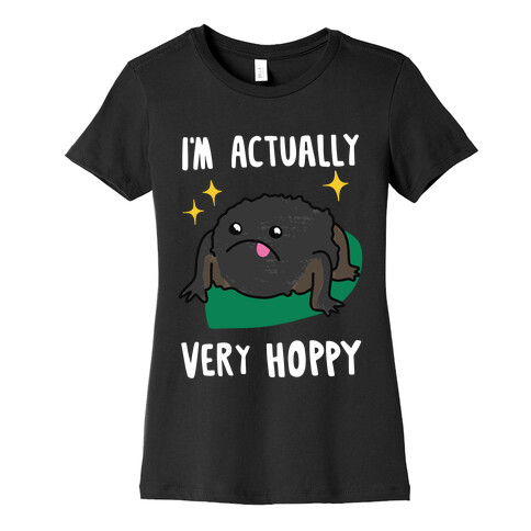 I'm Actually Very Hoppy Womens T-Shirt