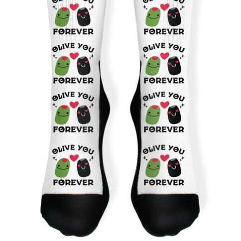 Olive You Forever Sock