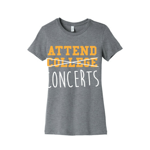 Concerts Womens T-Shirt