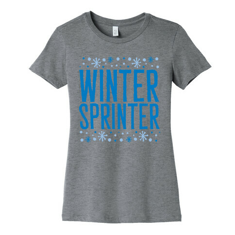 Winter Sprinter Womens T-Shirt