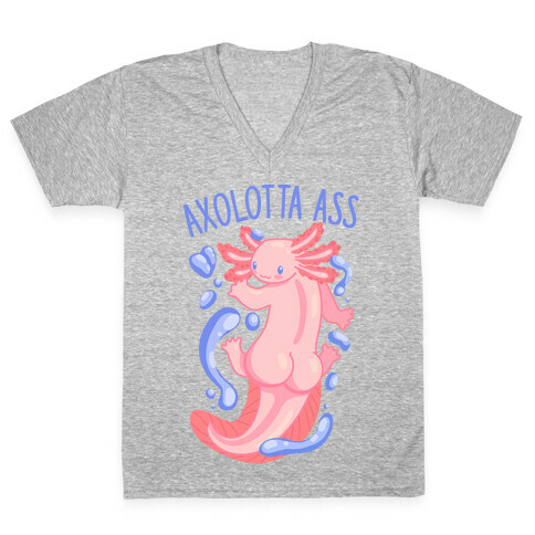 Axolotta Ass V-Neck Tee Shirt