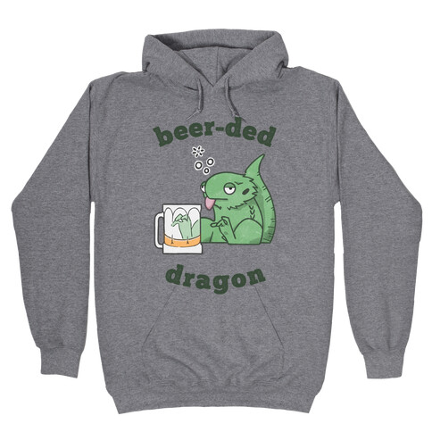 Beer-ded Dragon Hooded Sweatshirt