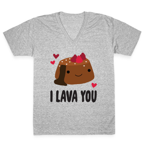 I Lava You V-Neck Tee Shirt