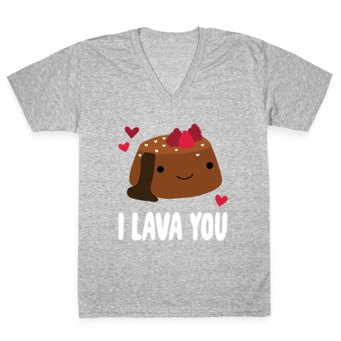 I Lava You V-Neck Tee Shirt