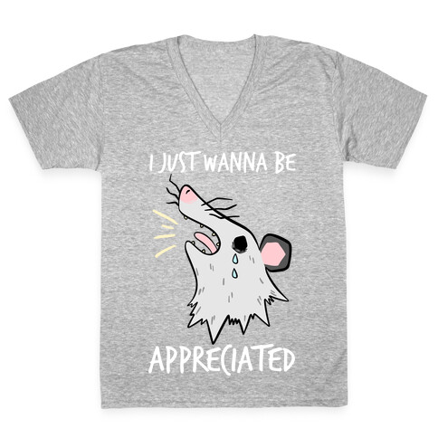 I Just Wanna Be Appreciated V-Neck Tee Shirt