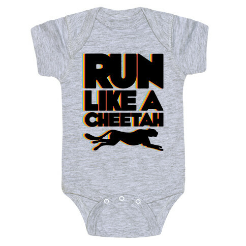 Run Like A Cheetah Baby One-Piece