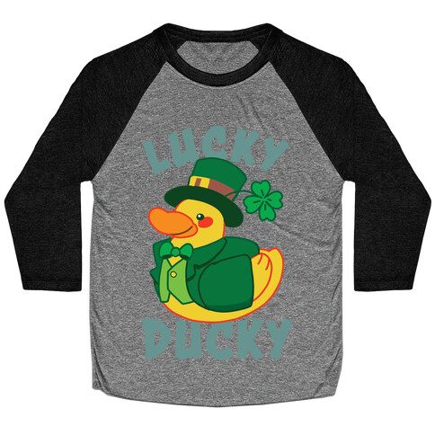 Lucky Ducky Baseball Tee