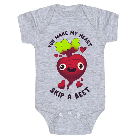 You Make My Heart Skip a Beet Baby One-Piece