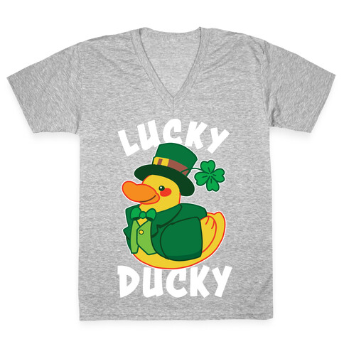 Lucky Ducky V-Neck Tee Shirt