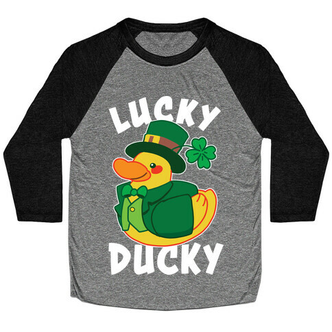 Lucky Ducky Baseball Tee