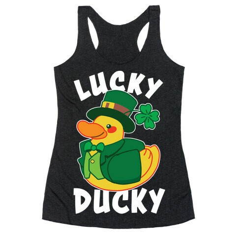 Lucky Ducky Racerback Tank Top