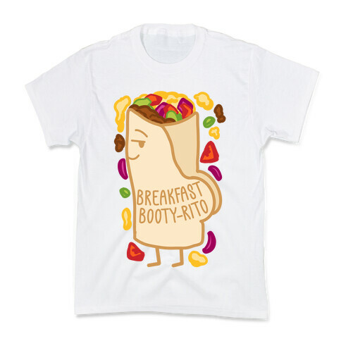Breakfast Booty-rito Kids T-Shirt