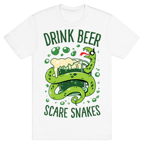 Drink Beer Scare Snakes T-Shirt