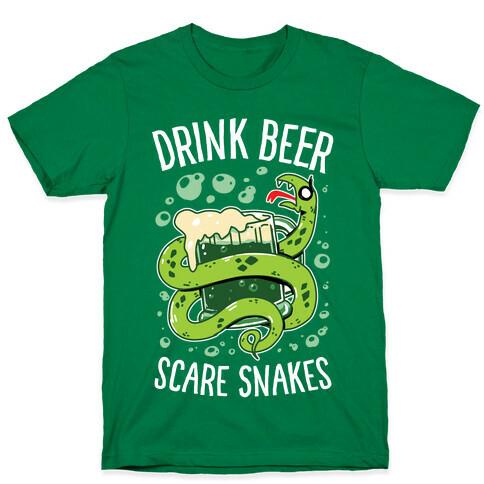 Drink Beer Scare Snakes T-Shirt