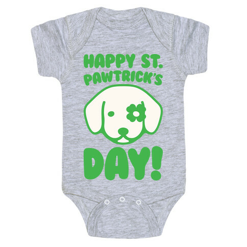 Happy St. Pawtrick's Day Baby One-Piece