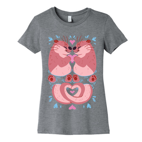 Otter Lovers Womens T-Shirt