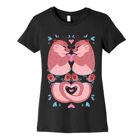 Otter Lovers Womens T-Shirt