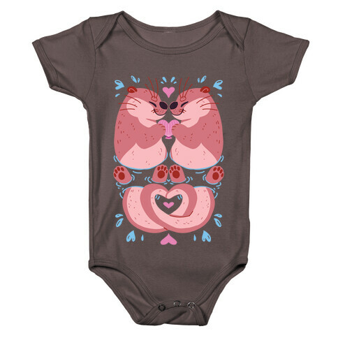 Otter Lovers Baby One-Piece