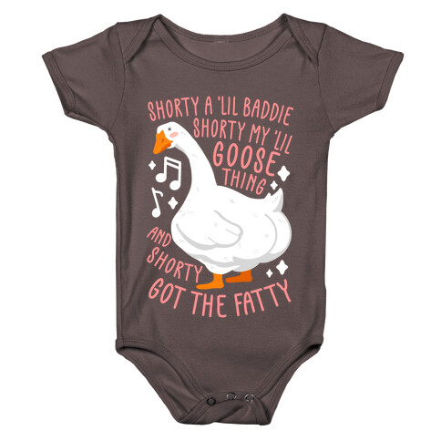 Shorty a lil' baddie, Shorty my lil' Goose thing, And shorty got the fatty Baby One-Piece