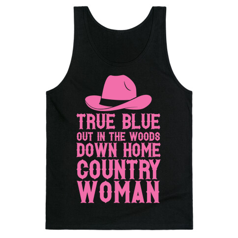 True Blue Country Woman Tank Top