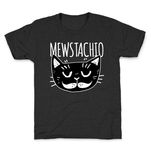 Mewstachio Kids T-Shirt