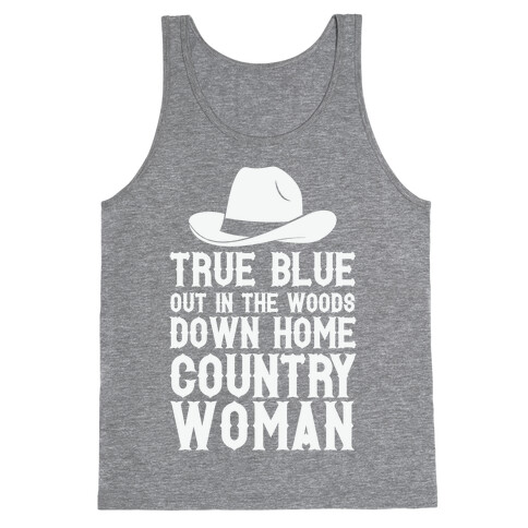 True Blue Country Woman Tank Top