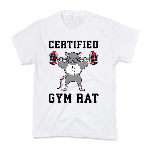 Certified Gym Rat Kids T-Shirt