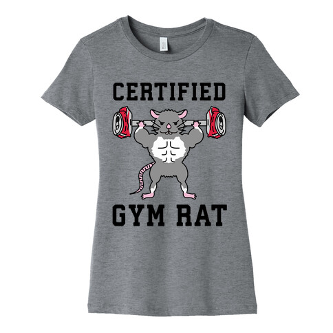 Certified Gym Rat Greeting Cards | LookHUMAN