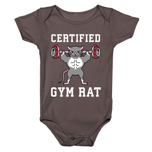 Certified Gym Rat Baby One-Piece