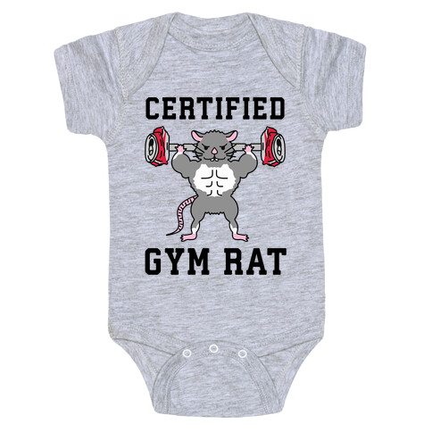 Certified Gym Rat Baby One-Piece