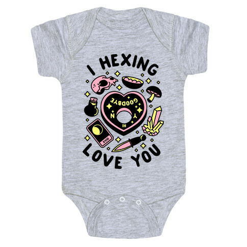 I Hexing Love You Baby One-Piece