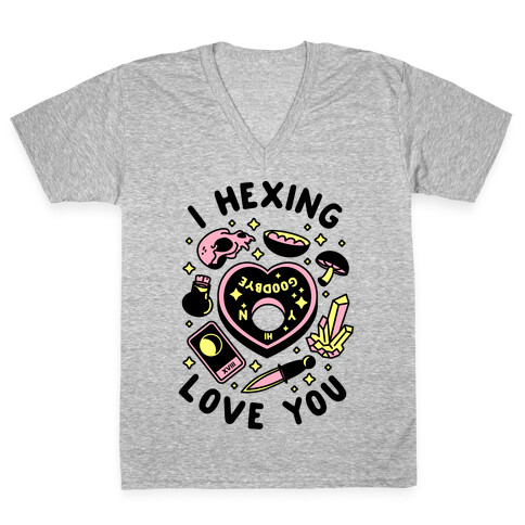 I Hexing Love You V-Neck Tee Shirt