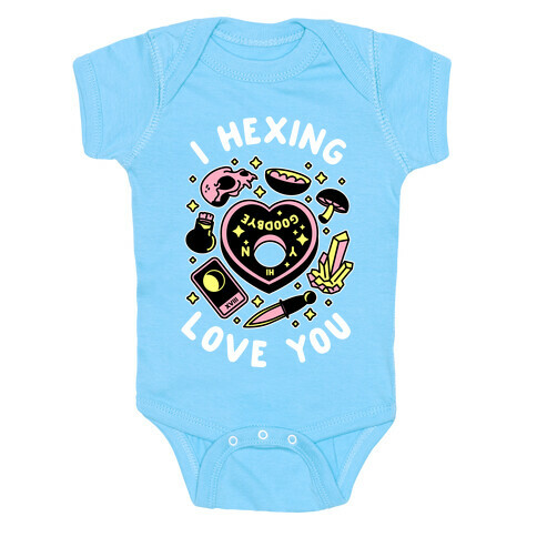 I Hexing Love You Baby One-Piece