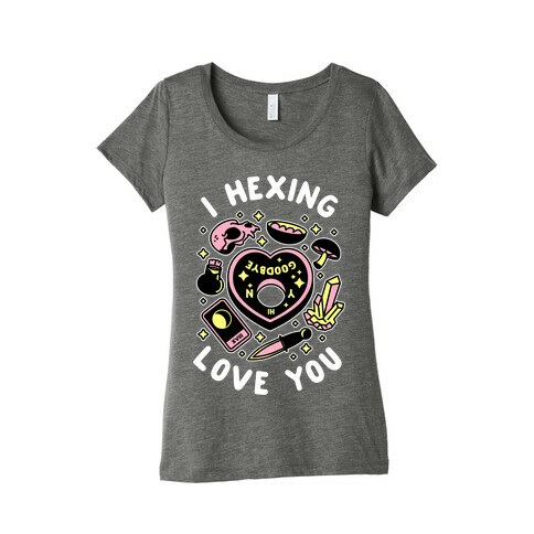 I Hexing Love You Womens T-Shirt