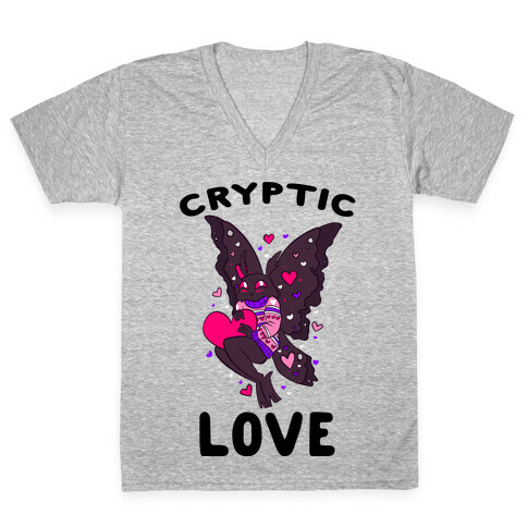 Cryptic Love V-Neck Tee Shirt
