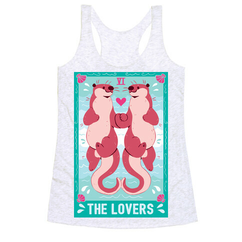 The Lovers: Otters Racerback Tank Top