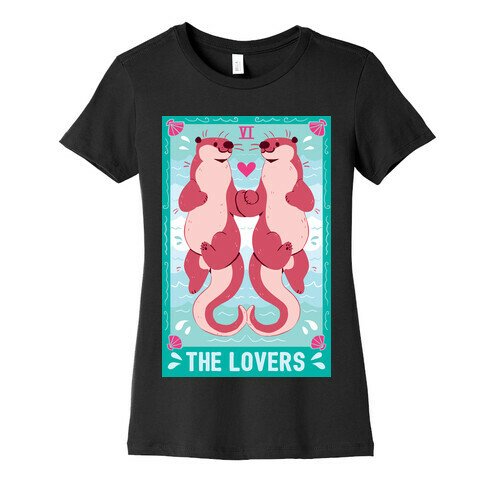 The Lovers: Otters Womens T-Shirt