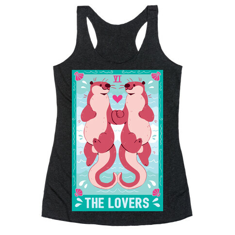 The Lovers: Otters Racerback Tank Top