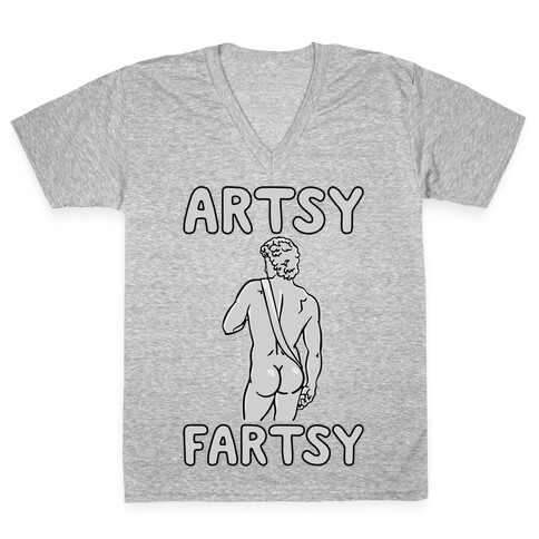 Artsy Fartsy V-Neck Tee Shirt