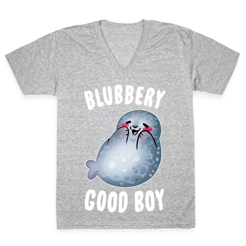 Blubbery Good Boy V-Neck Tee Shirt