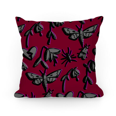 Emo Wilt Pattern Pillow