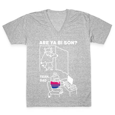 Are Ya Bi son? V-Neck Tee Shirt