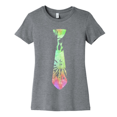 Tie Dyed Tie Womens T-Shirt