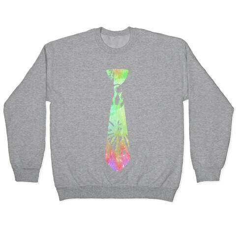Tie Dyed Tie Pullover