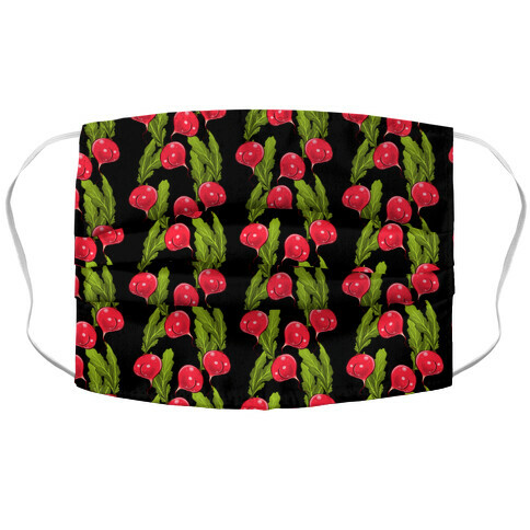 Radish Booty Pattern Accordion Face Mask