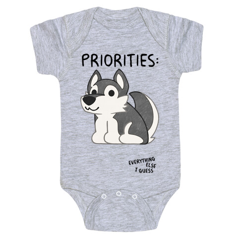 Husky Priorities Baby One-Piece